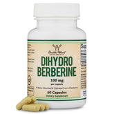 Double Wood Dihydroberberine, bouteille 60 capsules, dose 100 mg, pratique quotidienne.