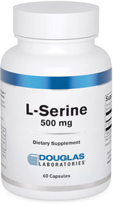 Douglas Laboratories L-Serine : bouteille de capsules, pratique pour une routine quotidienne.