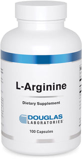 Douglas Laboratories L-Arginine 700 mg – Bouteille visible pour un usage quotidien potentiel.
