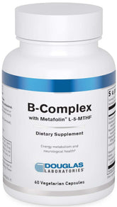 Douglas Laboratories B-Complex Metafolin – bouteille: soutien énergétique quotidien.