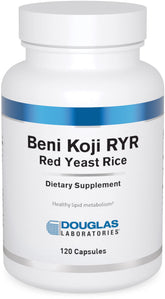 Douglas Laboratories Beni Koji riz rouge fermenté – emballage clair et informatif.