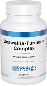 Douglas Laboratories Boswellia-Turmeric Complex – bouteille prête et élégant, soutien potentiel à la mobilité articulaire.