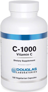 Douglas Laboratories C-1000: bouteille de capsules, soutien potentiel pour peau et articulations.