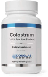 Colostrum Douglas Laboratories: bouteille du produit, soutien immunitaire potentiel au quotidien.