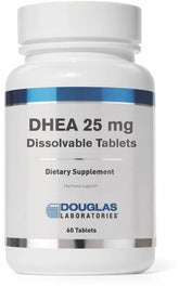 Douglas Laboratories DHEA 25 mg, comprimés sublinguaux pour absorption rapide.