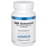 Douglas Laboratories DIM Enhanced, vue de la bouteille, soutien potentiel a l'equilibre hormonal