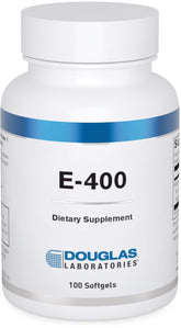 Douglas Laboratories E-400 – bouteille de capsules prête pour l’antioxydant quotidien.