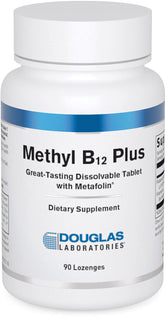 Douglas Laboratories Methyl B12 Plus en boite, soutien potentiel du métabolisme et énergie