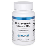 Douglas Laboratories Multi-Probiotic Spore + SBC – bouteille végétarienne prête à l’emploi pour le confort intestinal.