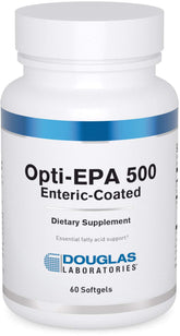 Opti-EPA 500 de Douglas Laboratories – bouteille entérique offrant un soutien potentiel au cerveau.
