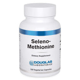 Douglas Laboratories Seleno-Methionine, bouteille de capsules végétariennes avec sélénium biodisponible.