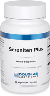 Douglas Laboratories Sereniten Plus: bouteille premier plan, soutien potentiel au stress.