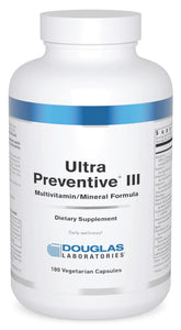 Capsules Ultra Preventive III de Douglas Laboratories pour énergie et bien-être.