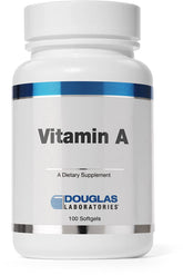 Douglas Laboratories Vitamin A - Bouteille de gelules molles prête à l'emploi.