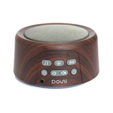 Douni machine-bruit-blanc design bois brun pour une ambiance apaisante dans la chambre.