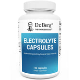 Dr. Berg gélules électrolytes : bouteille visible, soutien hydratation et énergie.
