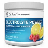 Dr. Berg Nutritionals Hydratation – poudre électrolyte framboise-citron pour hydratation rapide
