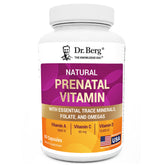 Vitamines prénatales Dr. Berg en bouteille, nutrition quotidienne pour maman et bébé.