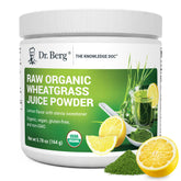 Dr. Berg Nutritionals Poudre verte bio citron : apport nutritionnel durable.