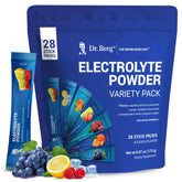 Dr. Berg sachets électrolyte sans sucre ensemble de 7 saveurs pour hydratation pratique