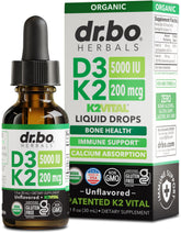 DR. BO D3 K2 - bouteille pratique pour dosage quotidien