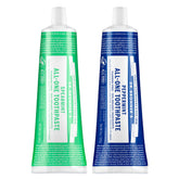 Dr. Bronner’s All-One dentifrice menthe poivrée en tube 5oz, fraîcheur naturelle.