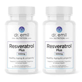 DR. EMIL NUTRITION Resveratrol Plus – bouteille pour soutien au vieillissement sain