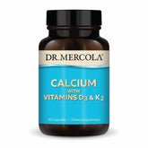 Dr. Mercola Calcium D3 et K2 – bouteille, soutien potentiel pour les os et le cœur