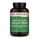 Dr. Mercola Colostrum Nouvelle-Zélande – bouteille visible, soutiens potentiels au système immunitaire.