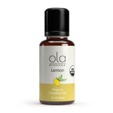 Huile essentielle citron Dr. Mercola — bouteille prête à diffuser un parfum frais.