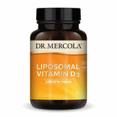Dr. Mercola Liposomal Vitamin D3 : bouteille en vedette pour une prise pratique et régulière.