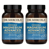 Dr. Mercola Magnesium Chewable Advanced – tablettes cerise naturelles pour un usage quotidien