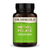 Dr. Mercola Methyl Folate — capsules : forme bioactif potentielle pour soutenir la détox et la santé cellulaire.