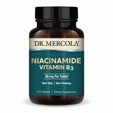 Dr. Mercola Niacinamide: tablettes mini 50 mg faciles à avaler pour le quotidien.