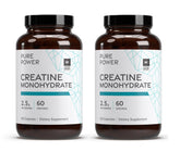 La bouteille Dr. Mercola Pure Power Creatine Monohydrate prête pour des entraînements plus énergiques.