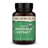 Dr. Mercola Rhodiola Extract – bouteille 30 gélules, soutien potentiel à l'humeur