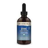 Dr. Mercola Zinc Liquide – bouteille claire, dosage précis au quotidien.