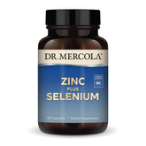 Dr. Mercola Zinc Plus Selenium - bouteille: soutien potentiel immunitaire et énergie durable.