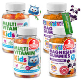 Gommes DR. MORITZ Magnésium pour enfants dans une bouteille orange, potentiel soutien à la relaxation.