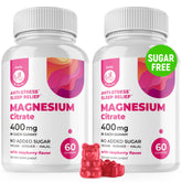 Gommes DR. MORITZ magnésium sans sucre en bouteille pour sommeil potentiellement plus paisible.
