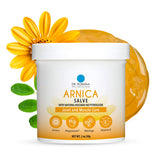 Dr. Robaina Arnica Salve, bouteille 2oz, soulage rapidement les ecchymoses et gonflements.