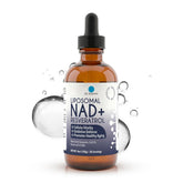 Dr. Robaina NAD⁺ liposomales, bouteille 4 ml, énergie potentielle et absorption.
