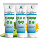 Dr. Robaina DMSO Gel – application et massage faciles après une longue journée.