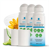 Dr. Robaina DMSO Roll-On – flacon ergonomique pour une application ciblée.
