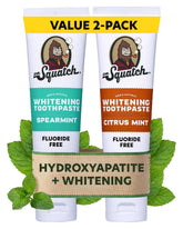 Dr. Squatch Hydroxyapatite Citrus Mint - tube: fraîcheur durable et blanchiment potentiel.