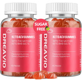 Gummies DREAVIO ACV en bouteille, énergie soutenue et métabolisme équilibré.