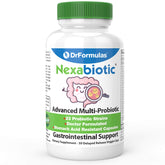 DrFormulas Nexabiotic 23, bouteille visible, soutien potentiel du transit quotidien.