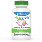 DrFormulas Nexabiotic capsules délai-retard faciles à avaler pour le bien-être intestinal.