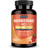 DRFOSTER Berberine HCL 1500 mg – bouteille prête à l’emploi pour le soutien intestinal