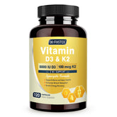 DRFOSTER bouteille Vitamin D3 K2 haute potence pour soutien osseux et immunitaire